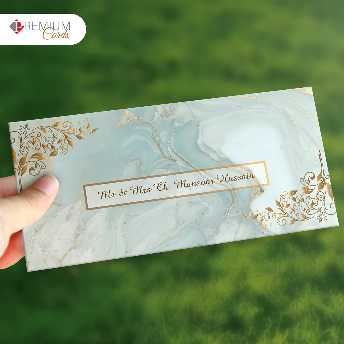 Abstract Best Wishes Envelope premiumcards