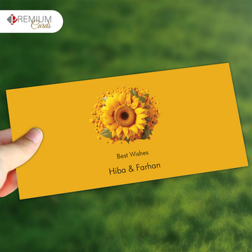 Sunflower Envelope