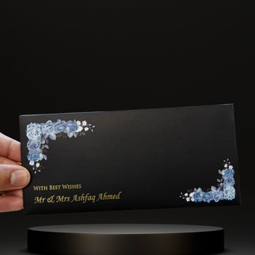 Blue Floral Envelope