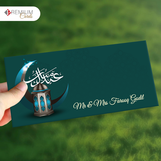 Crescent Moon Eid Mubarak Envelope