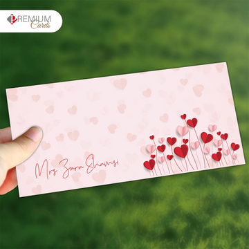 Mini Heart Print Envelope