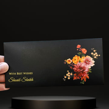 Premium Black With Floral