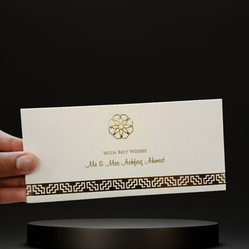 Elegant Gold Border Envelope