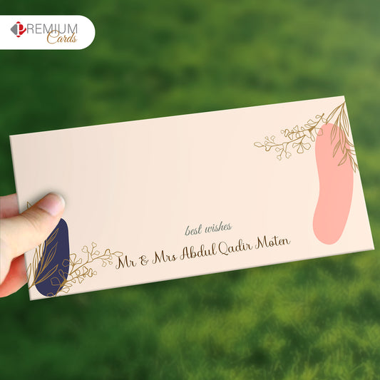 Abstract Design  Best Wishes Envelope