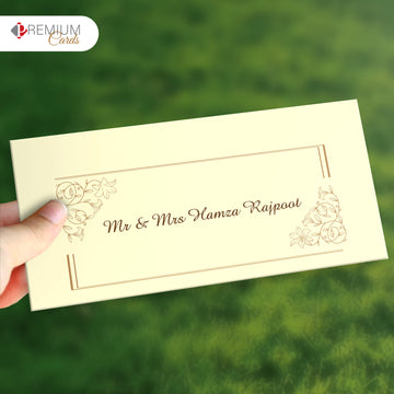 Minimalistic  Best Wishes Envelope