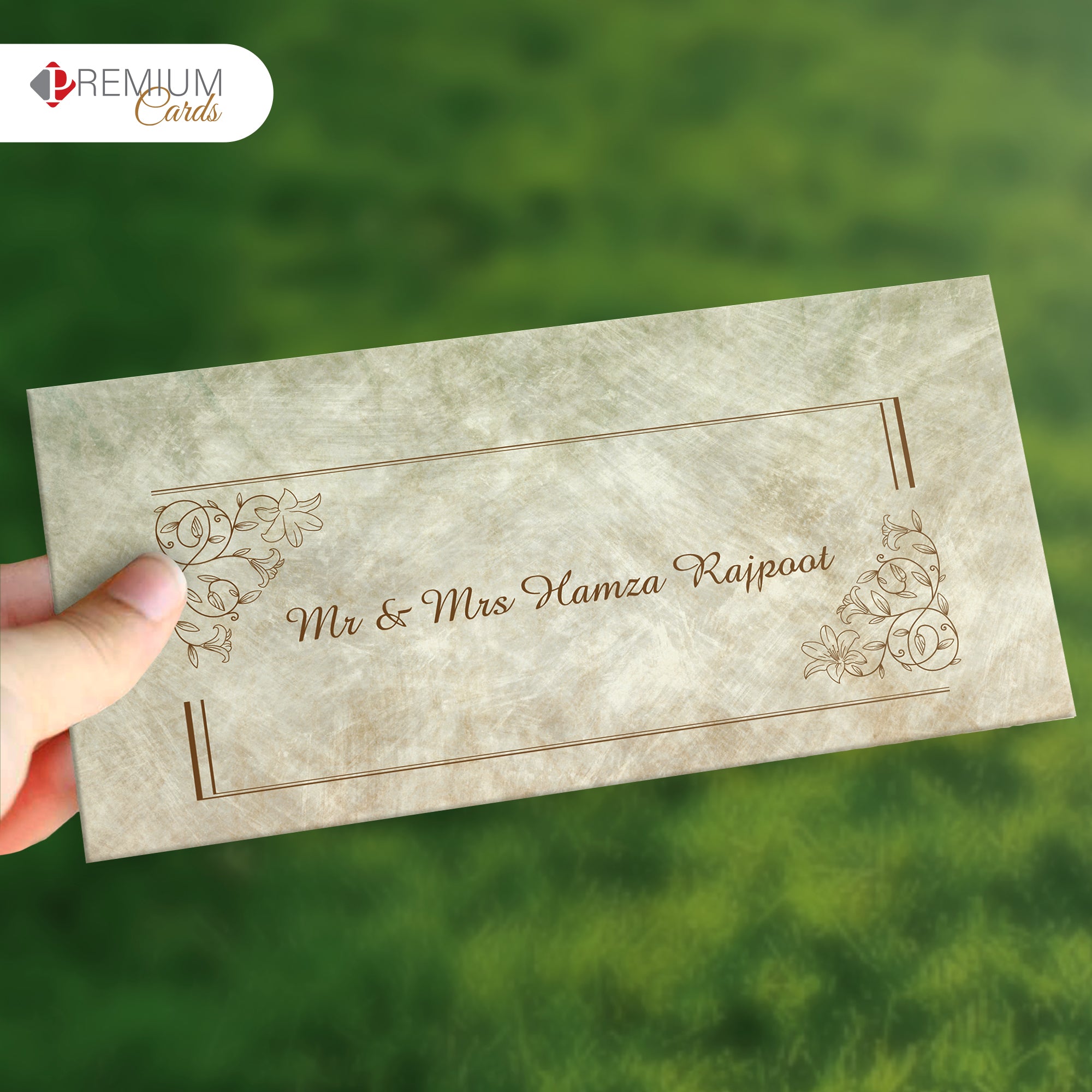 Modern  Best Wishes Envelope