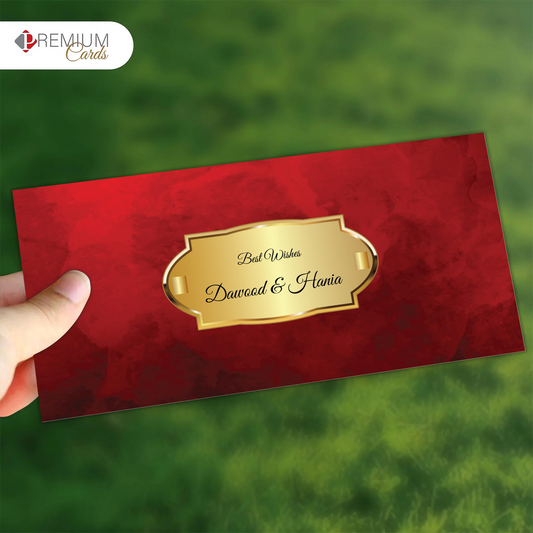 Royal Red & Gold Envelope