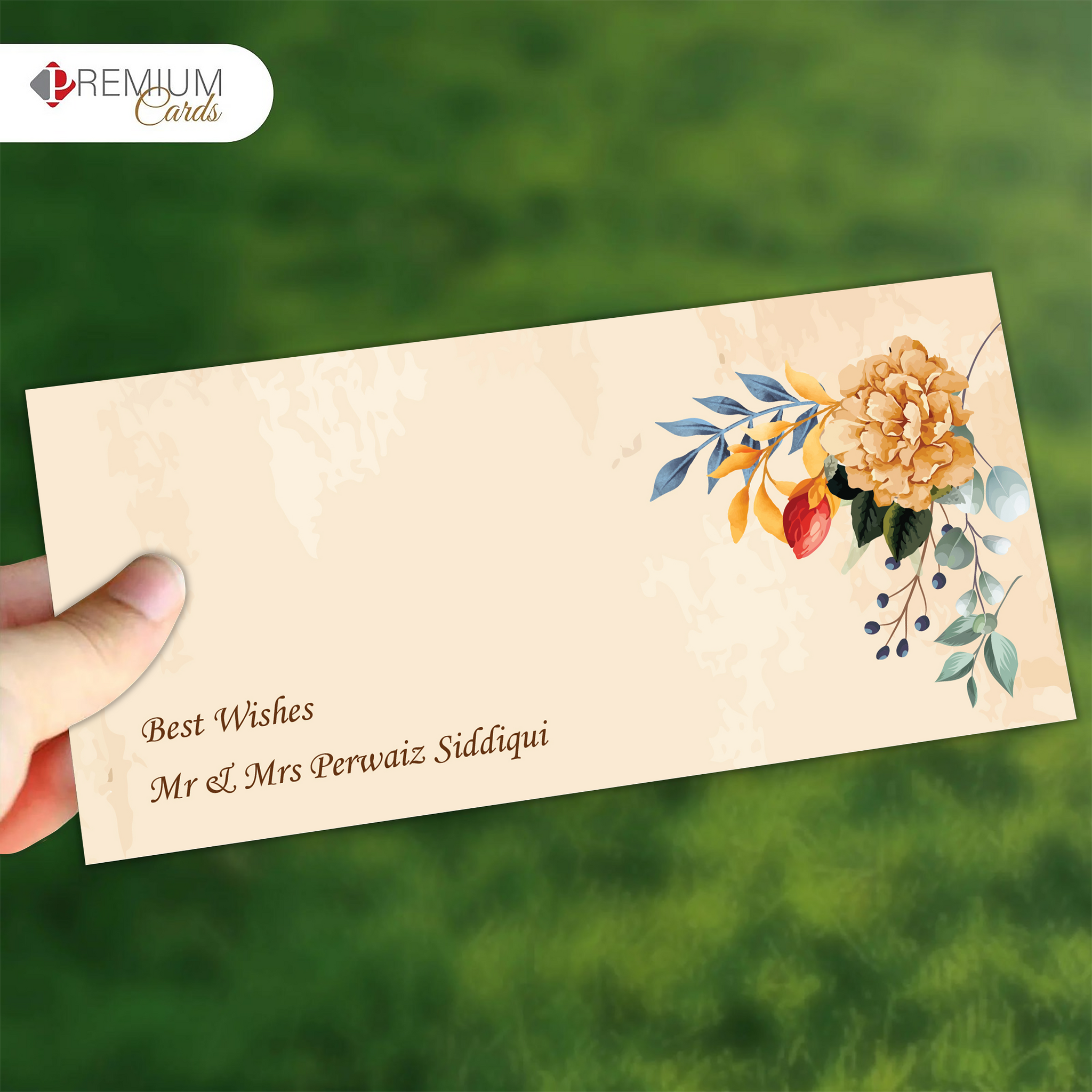 Elegant Petals Envelope