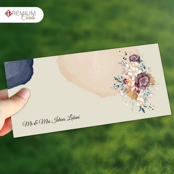 Floral Color Burst Envelope