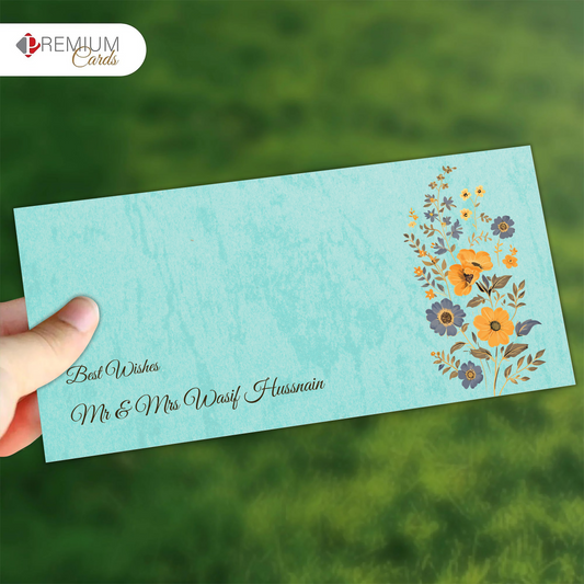 Graceful Flower Art Envelope