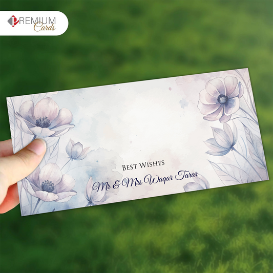 Silver Blooms Envelope