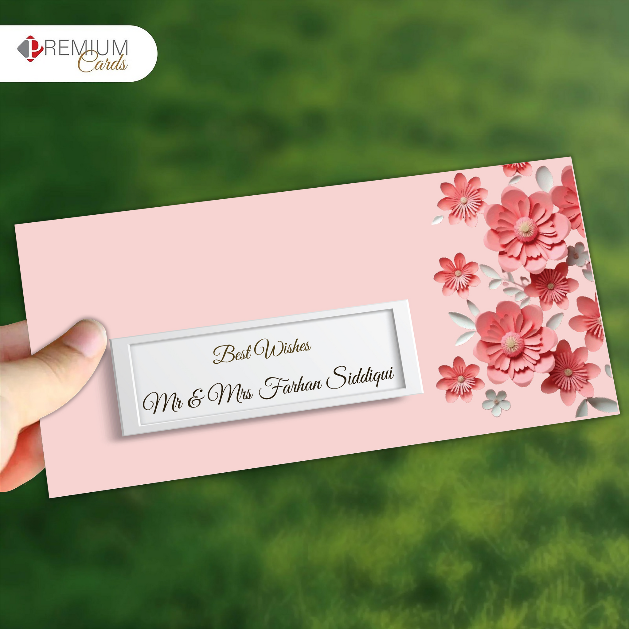 Rosy Bloom Envelope