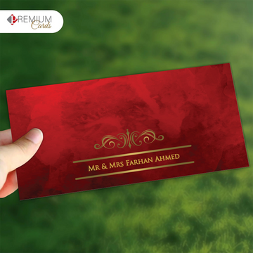 Red & Gold Elegance Envelope