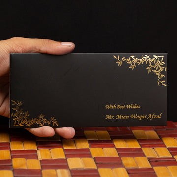 Floral Gold Envelope