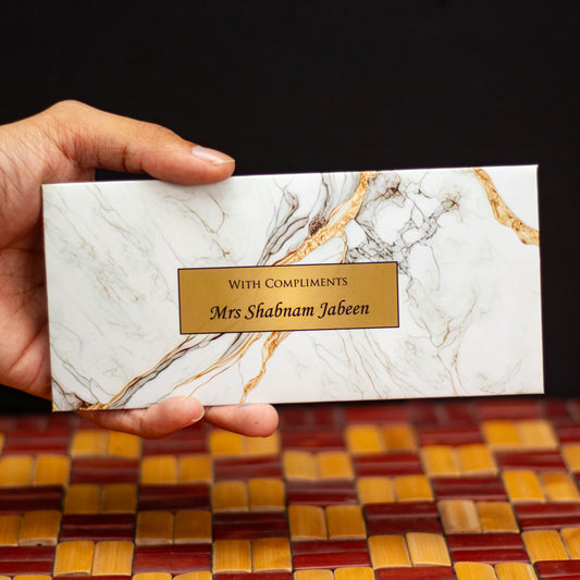 Iridescent Marble Envelope