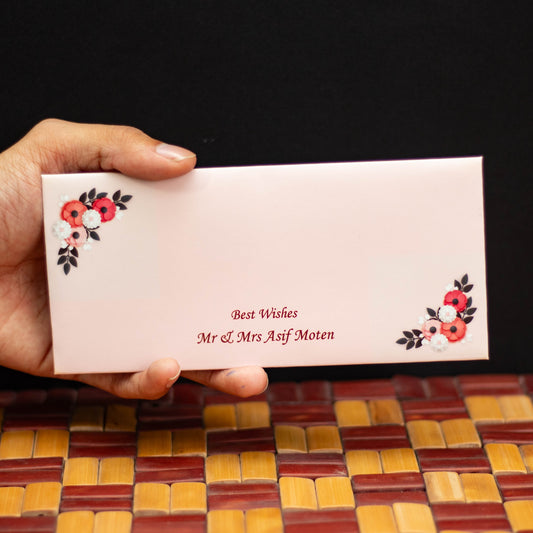 Flowered Corners Envelope