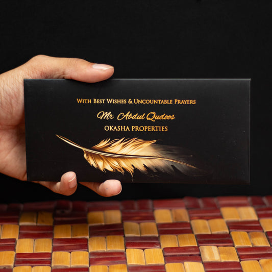 Golden Leaf Envelope