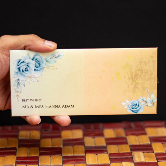 Fine Line Floral Envelope