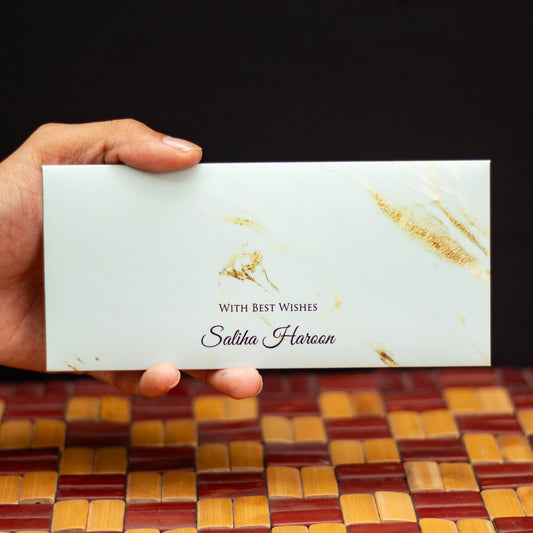 Rustic Marble Envelope