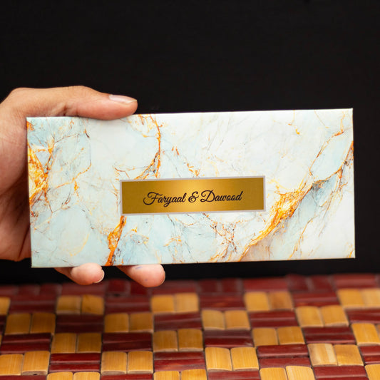 Gold Swirl Envelope