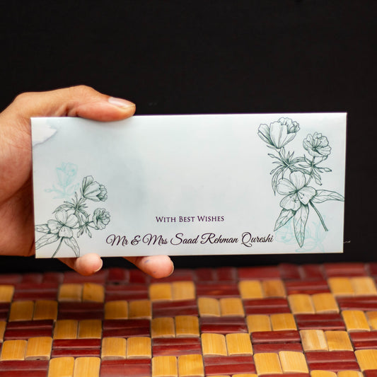 Floral Rain Envelope