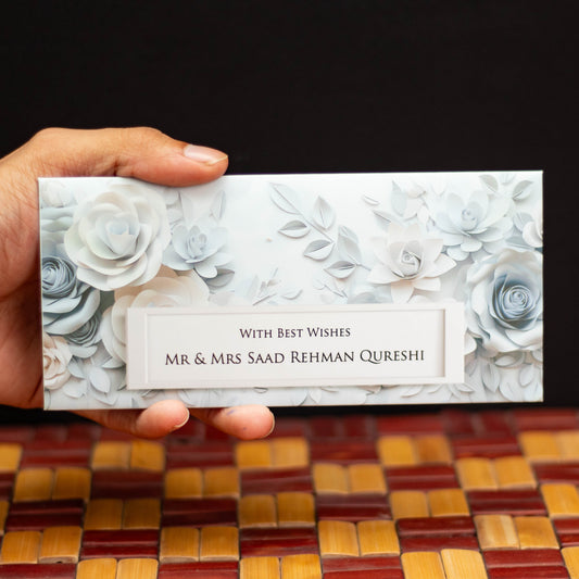 829-Gentle Floral Envelope