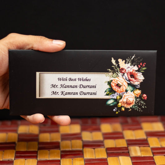 Floral Accent Envelope