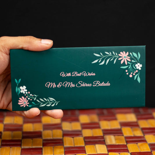 Teal Whispers Envelope