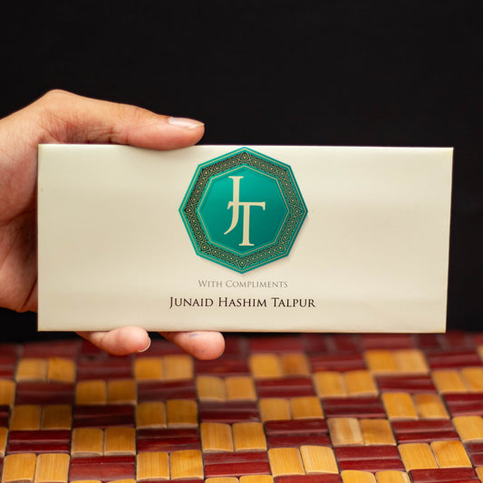Teal Crest Envelope
