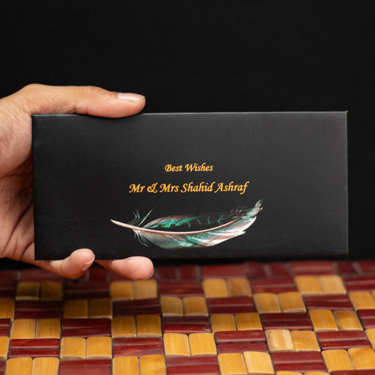 Jewel Tone Leaf Envelope