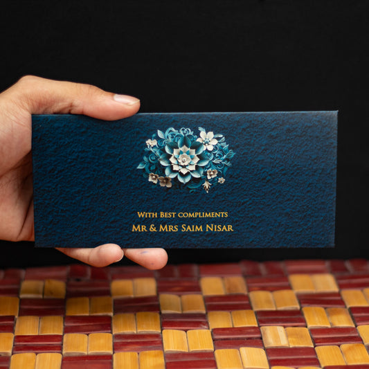 Teal Garden Envelope