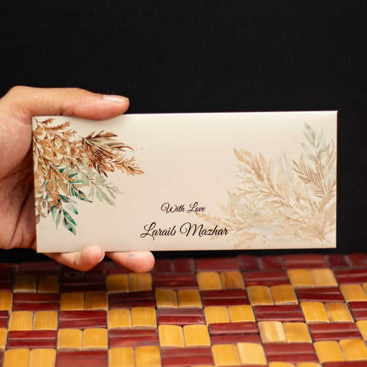 875-Vintage Floral Envelope