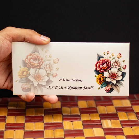 888-Natural Floral Envelope