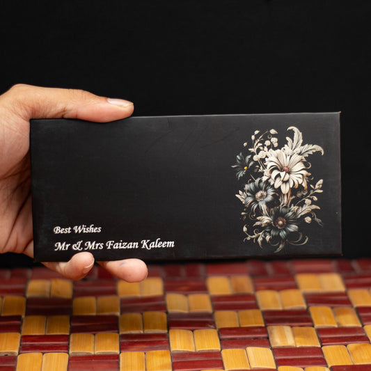 Shadowed Floral Envelope