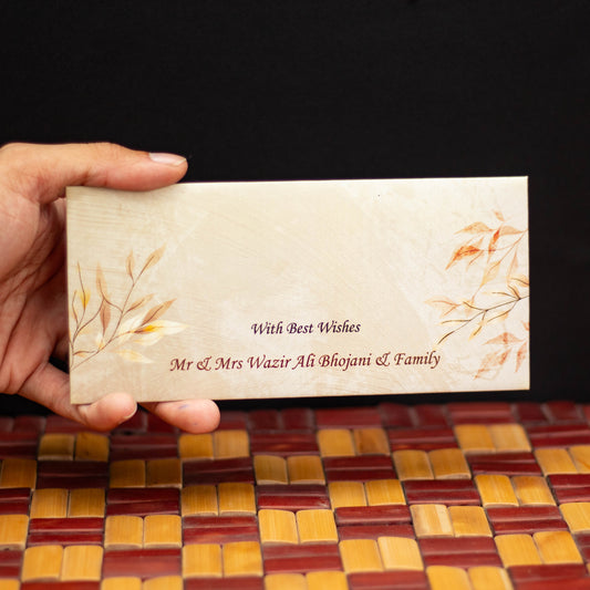 Painted Floral Envelope
