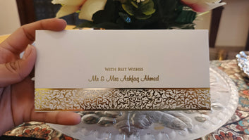 Gold Foil Border Envelope