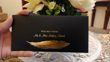 Midnight Leaf Envelope