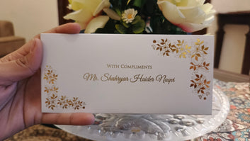 White With Golden Motifs