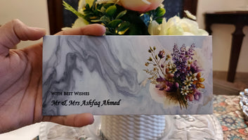 Water Color Floral Envelope