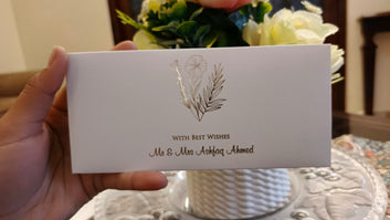 White Gleam Note Envelope