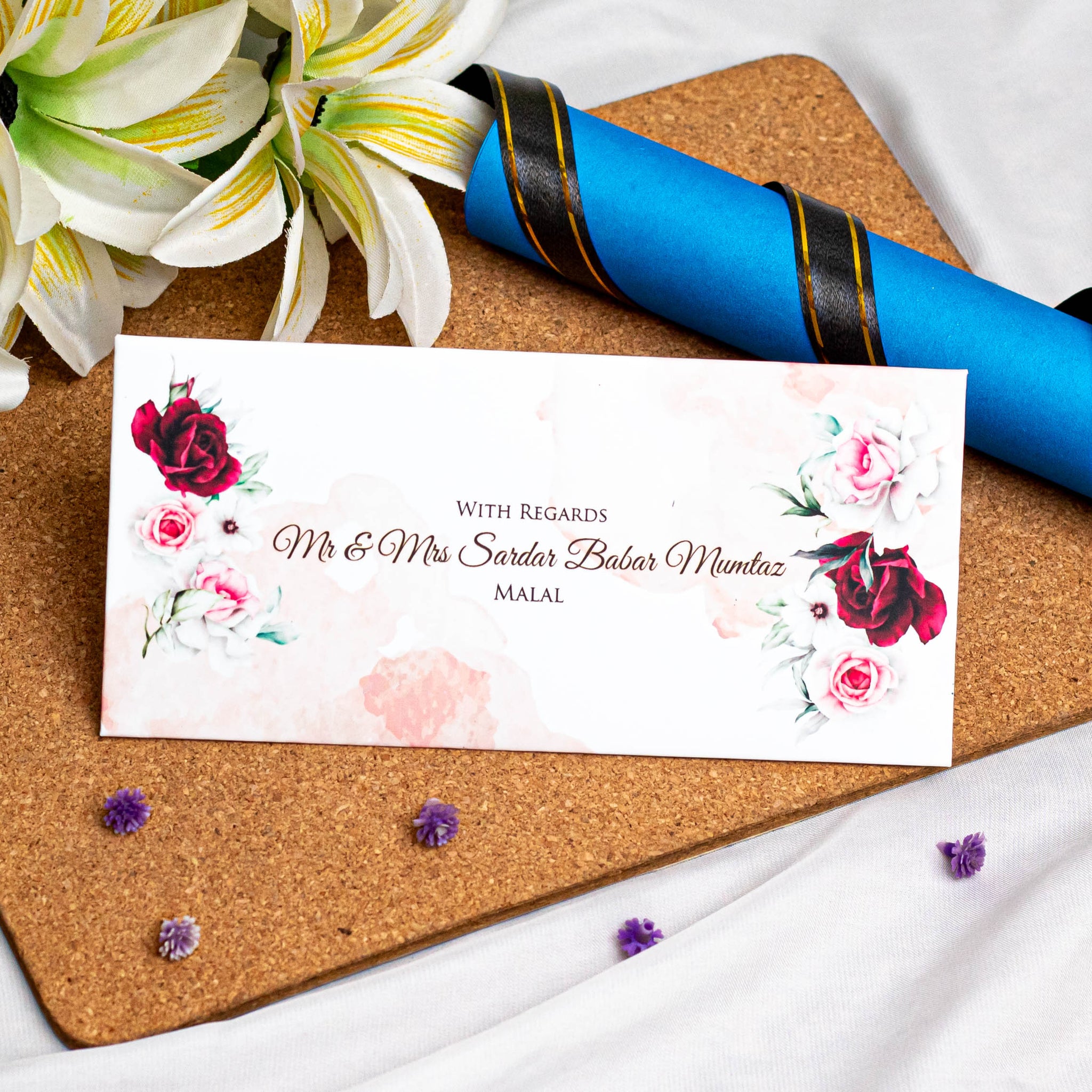 Wine Petals Envelope