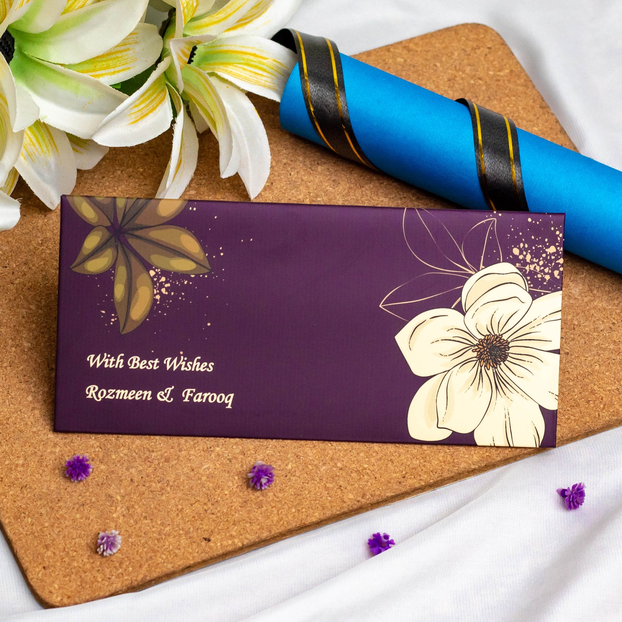 Lavender Blooms Envelope