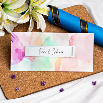 Color Veins Printed Envelope