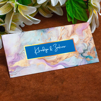 Marble Bloom Envelope