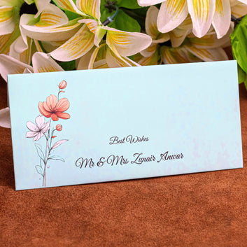 Pastel Petals Print Envelope