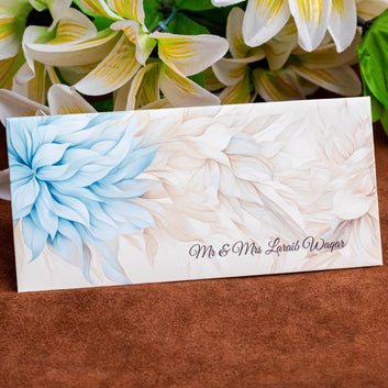 Subtle Floral Envelope