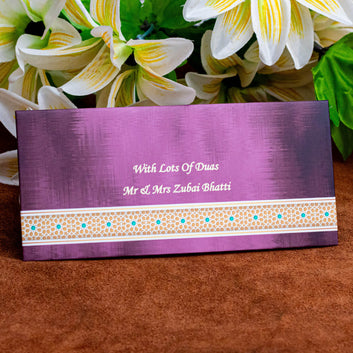 Classic Prints Purple Envelope