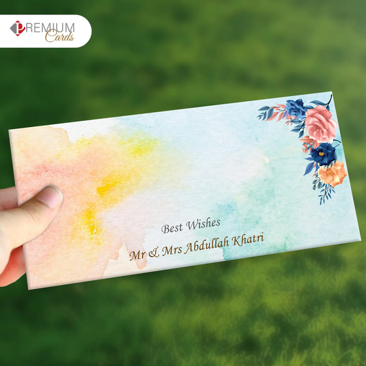 Colorful Cheer Best Wishes Envelope