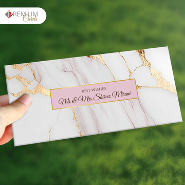 Marbled Magic Best Wishes Envelope