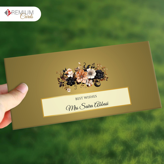 Floral Affections Best Wishes Envelope